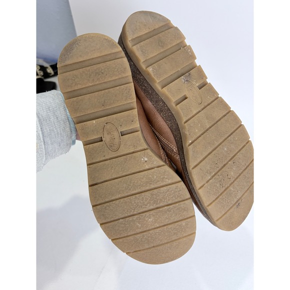 EuroSoft by Sofft Women Brown Leather Mule Clogs Comfort Shoes Ruched Slip On 8M - Picture 7 of 11